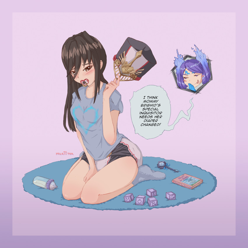 morag ladair and brighid (xenoblade chronicles and 1 more) drawn by milkii-tea