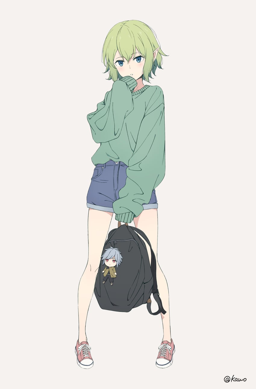 bell cranel and ryu lion (dungeon ni deai wo motomeru no wa machigatteiru darou ka) drawn by charmy