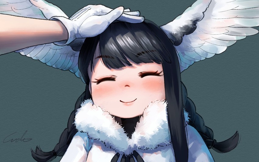 black-headed ibis (kemono friends) drawn by welt_(kinsei_koutenkyoku)
