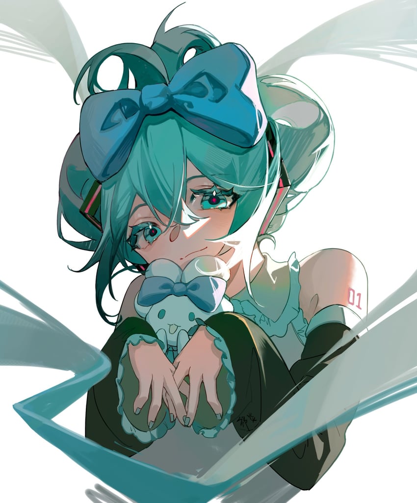 hatsune miku, cinnamoroll, and cinnamiku (vocaloid and 2 more) drawn by qiyan_anlll