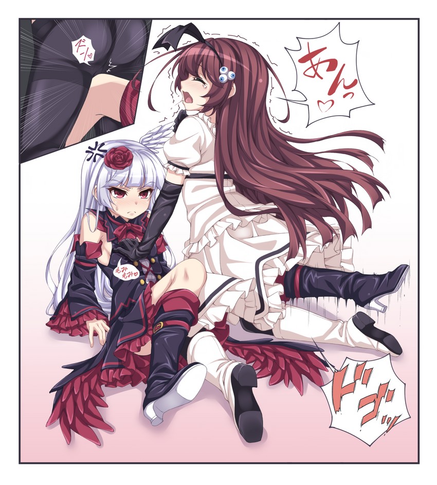 rain toushulkuru and silk lluyer (original) drawn by kyuutou_(kyuutouryuu)