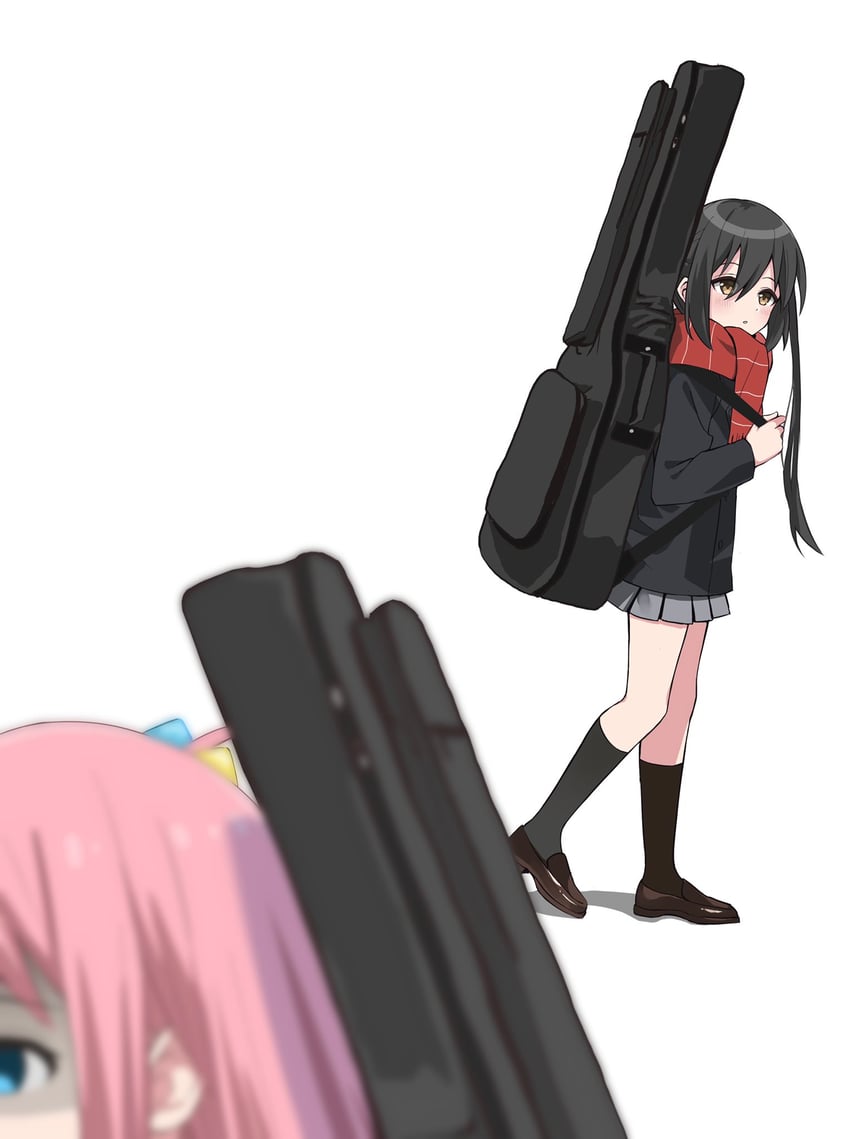 gotoh hitori and nakano azusa (k-on! and 1 more) drawn by dddd_akagi