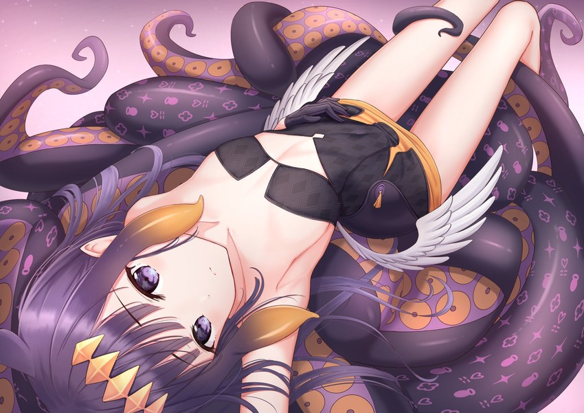 ninomae ina'nis (hololive and 1 more) drawn by marinesnow