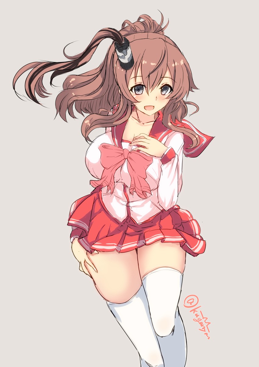 saratoga, kousaka tamaki, and itou shizuka (kantai collection and 1 more) drawn by kuga_zankurou