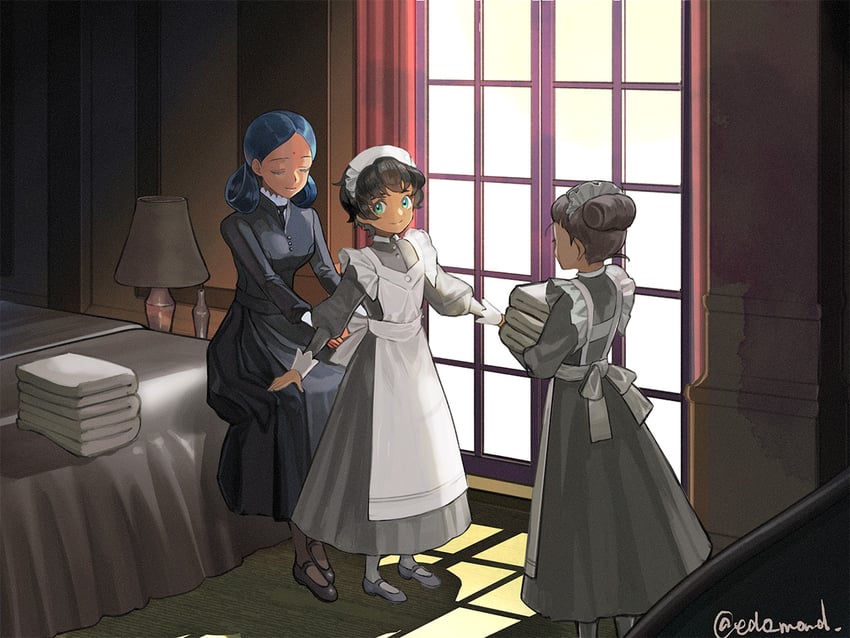 lalah sune, vani, and kanchana (gundam and 1 more) drawn by edo_mond_(edoedoedomond)