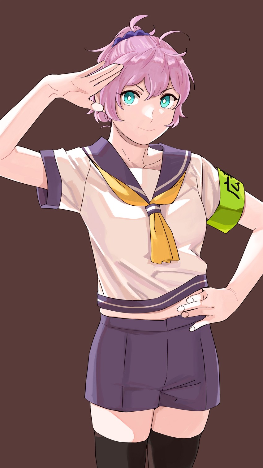 aoba (kantai collection) drawn by ojipon