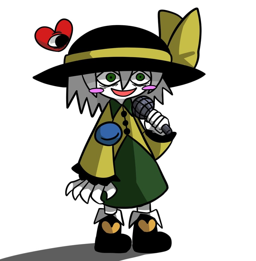 komeiji koishi (touhou and 2 more) drawn by zunusama