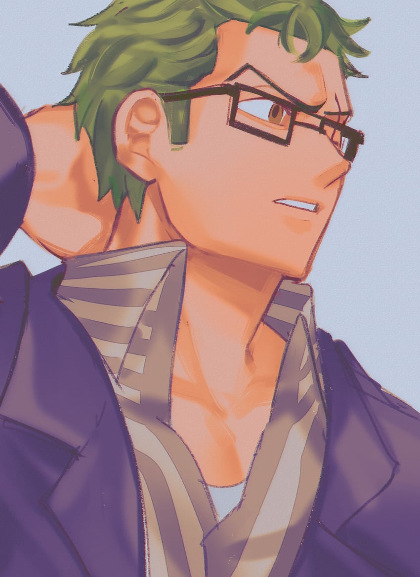 roronoa zoro (one piece and 1 more) drawn by pandar_op