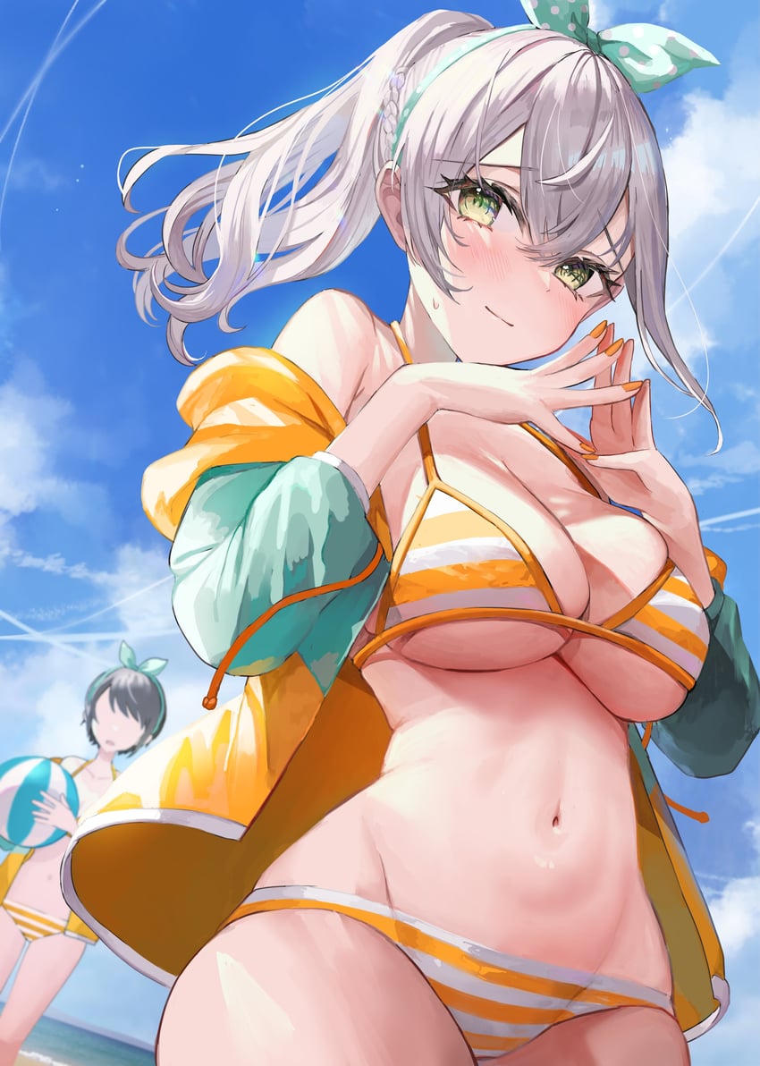 oozora subaru and shirogane noel (hololive) drawn by rum_raisin_(chihiromakita19)