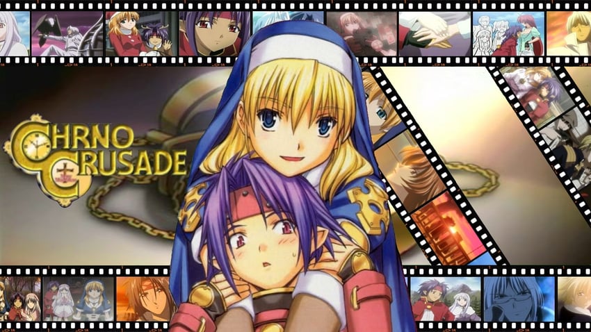rosette christopher, aion, and chrono (chrono crusade)