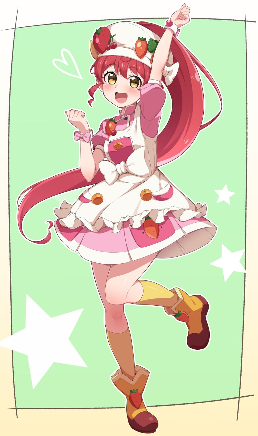 shiratama mikan and hiiragi mine (pretty series and 2 more) drawn by mujin_(mujinzairaisen)