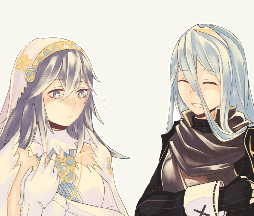 lucina and azura (fire emblem and 2 more) drawn by vento