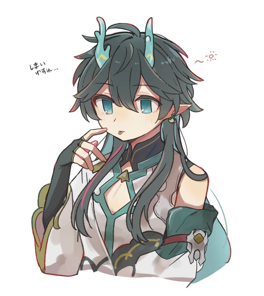 dan heng (honkai and 1 more) drawn by hara_(nanohara)
