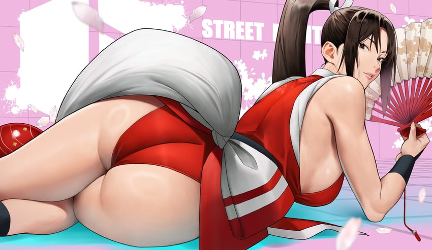 shiranui mai (street fighter and 3 more) drawn by yoshio_(55level)