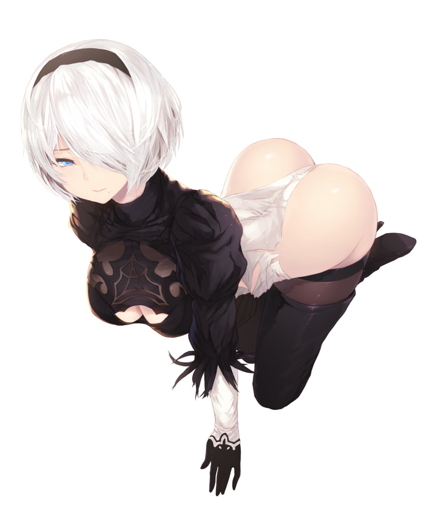 2b (nier and 1 more) drawn by cait_aron
