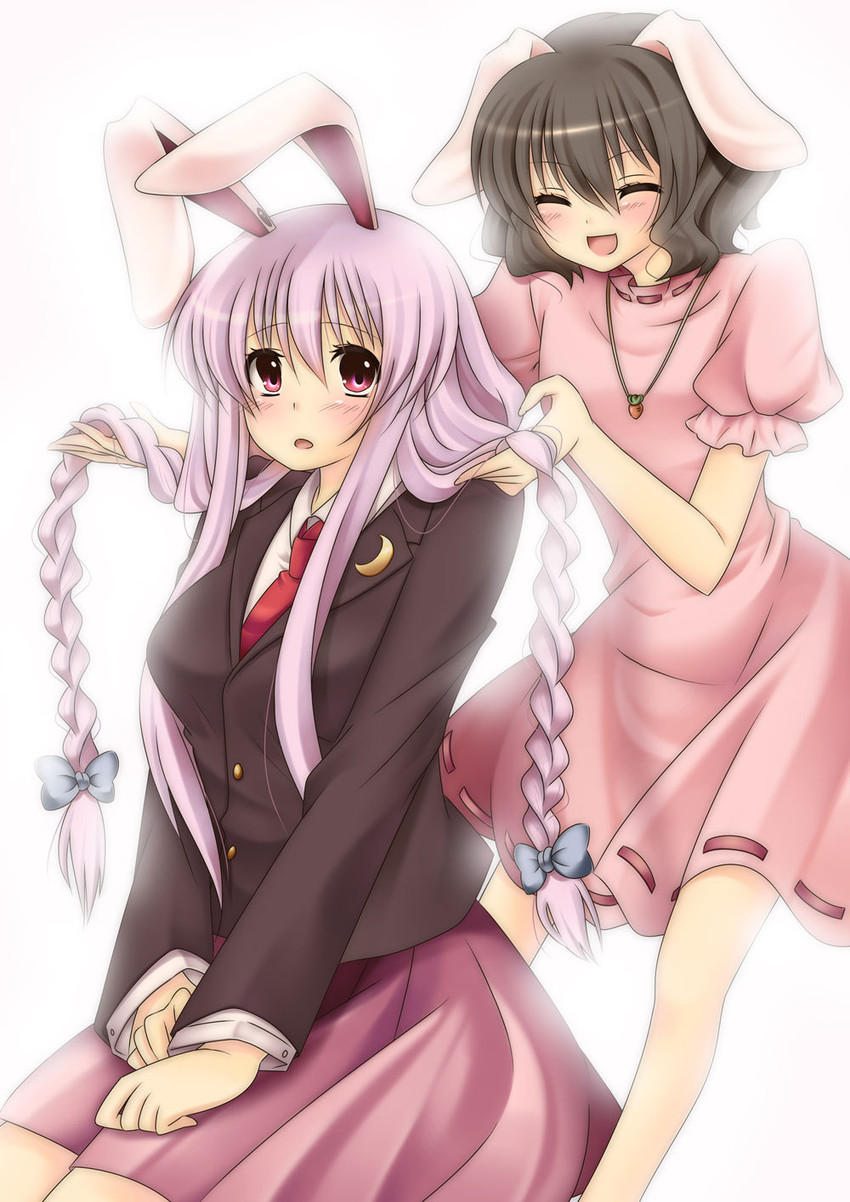 reisen udongein inaba and inaba tewi (touhou) drawn by suzuki_nene