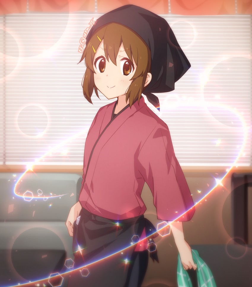 hirasawa yui and kagamihara nadeshiko (k-on! and 2 more) drawn by uta_25
