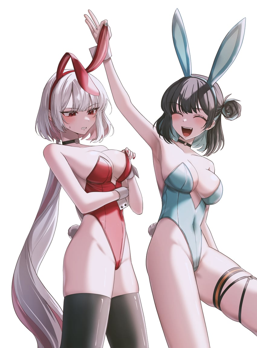marlene and debi (black survival and 1 more) drawn by moonb3702