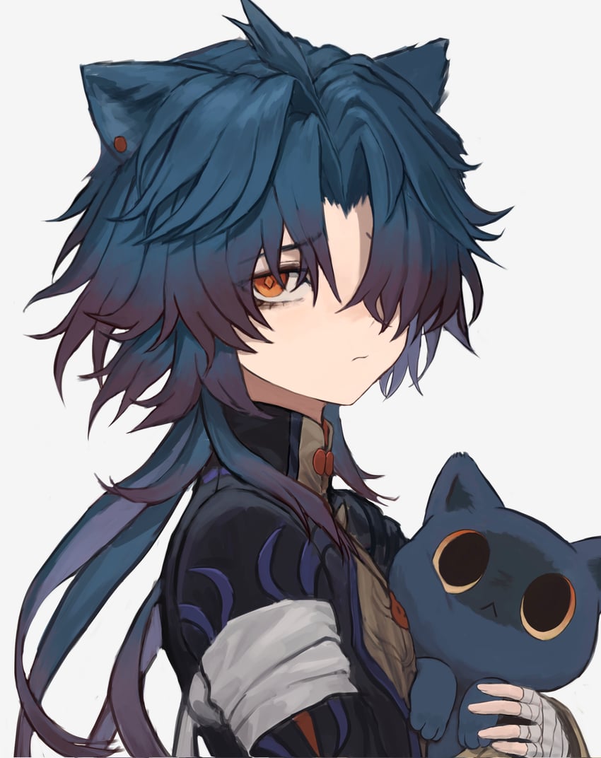 blade (honkai and 1 more) drawn by geebee_79