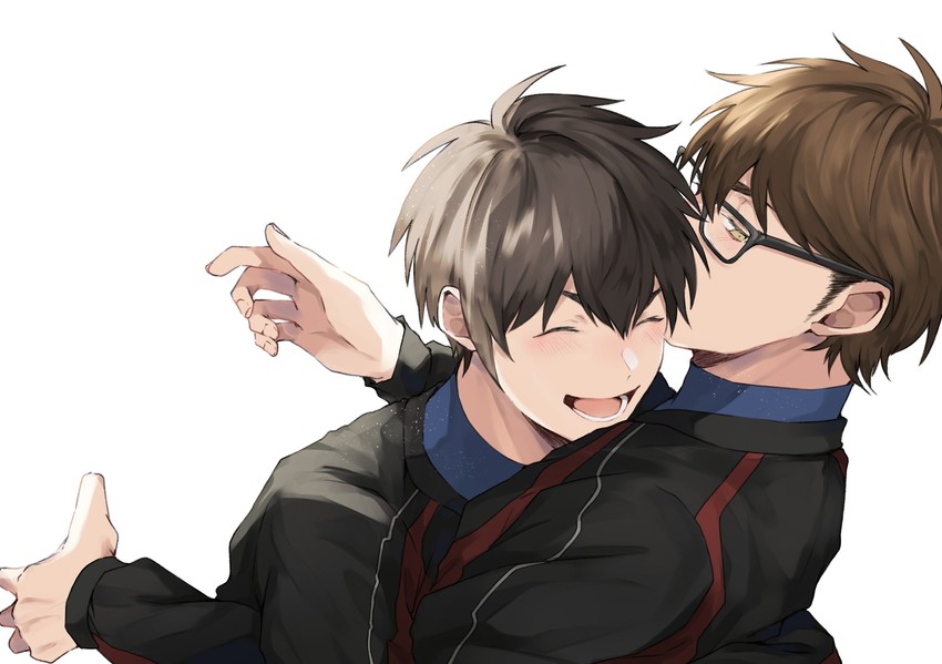 miyuki kazuya and sawamura eijun (ace of diamond) drawn by aiaipoponta0605
