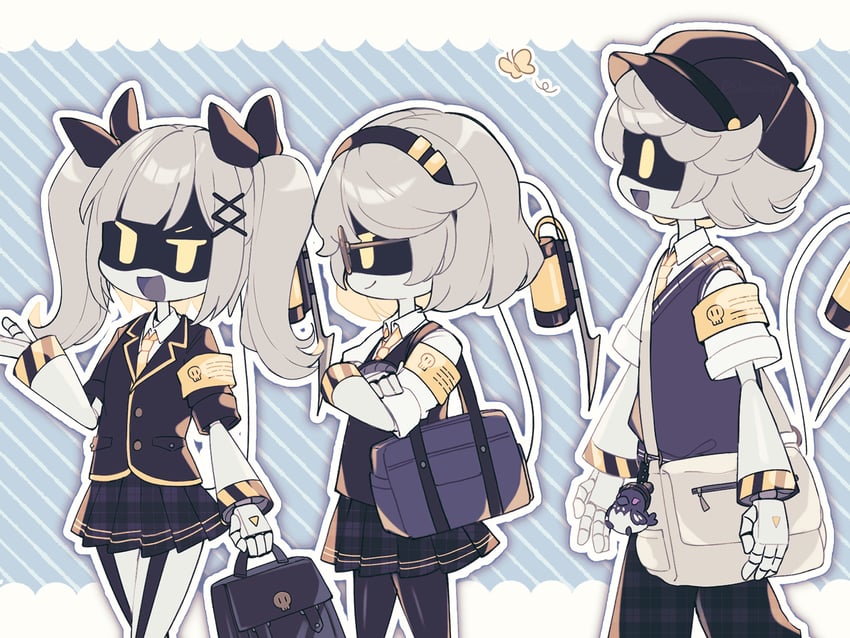n, v, and j (murder drones) drawn by skn_1027