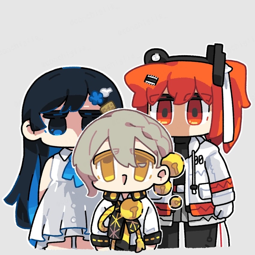 adachi rei, futaba minato, and iori yuzuru (voiceroid and 3 more) drawn by reakaki