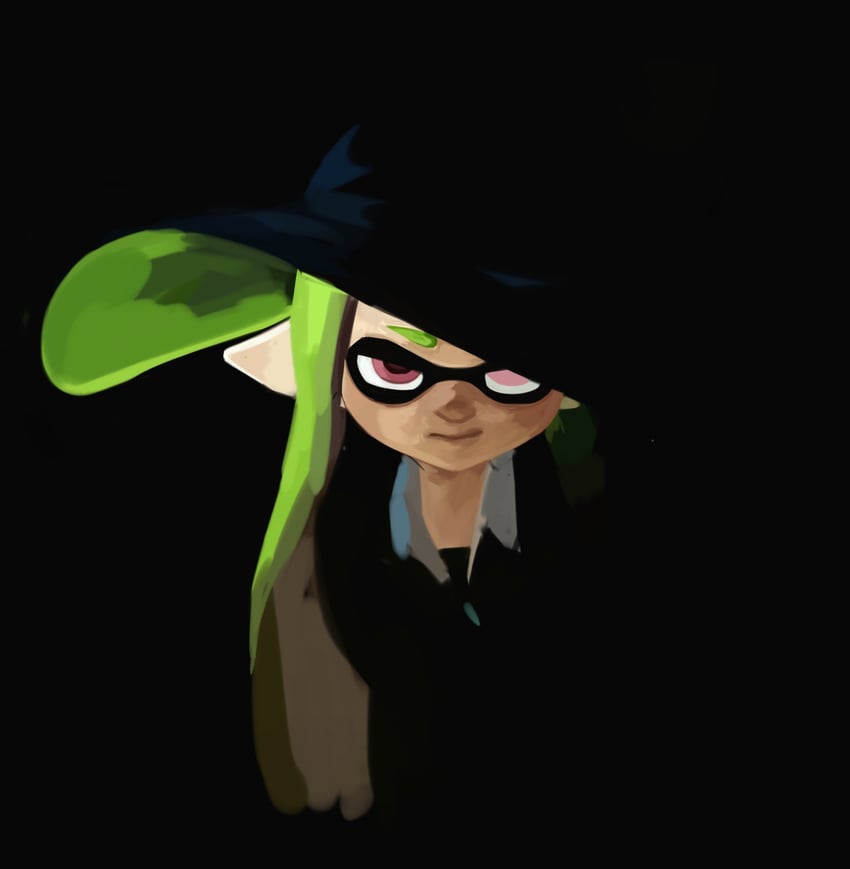 inkling player character and inkling girl (splatoon) drawn by ouoxz0t881876