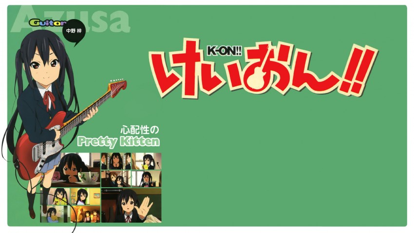 nakano azusa, hirasawa yui, hirasawa ui, and suzuki jun (k-on!)