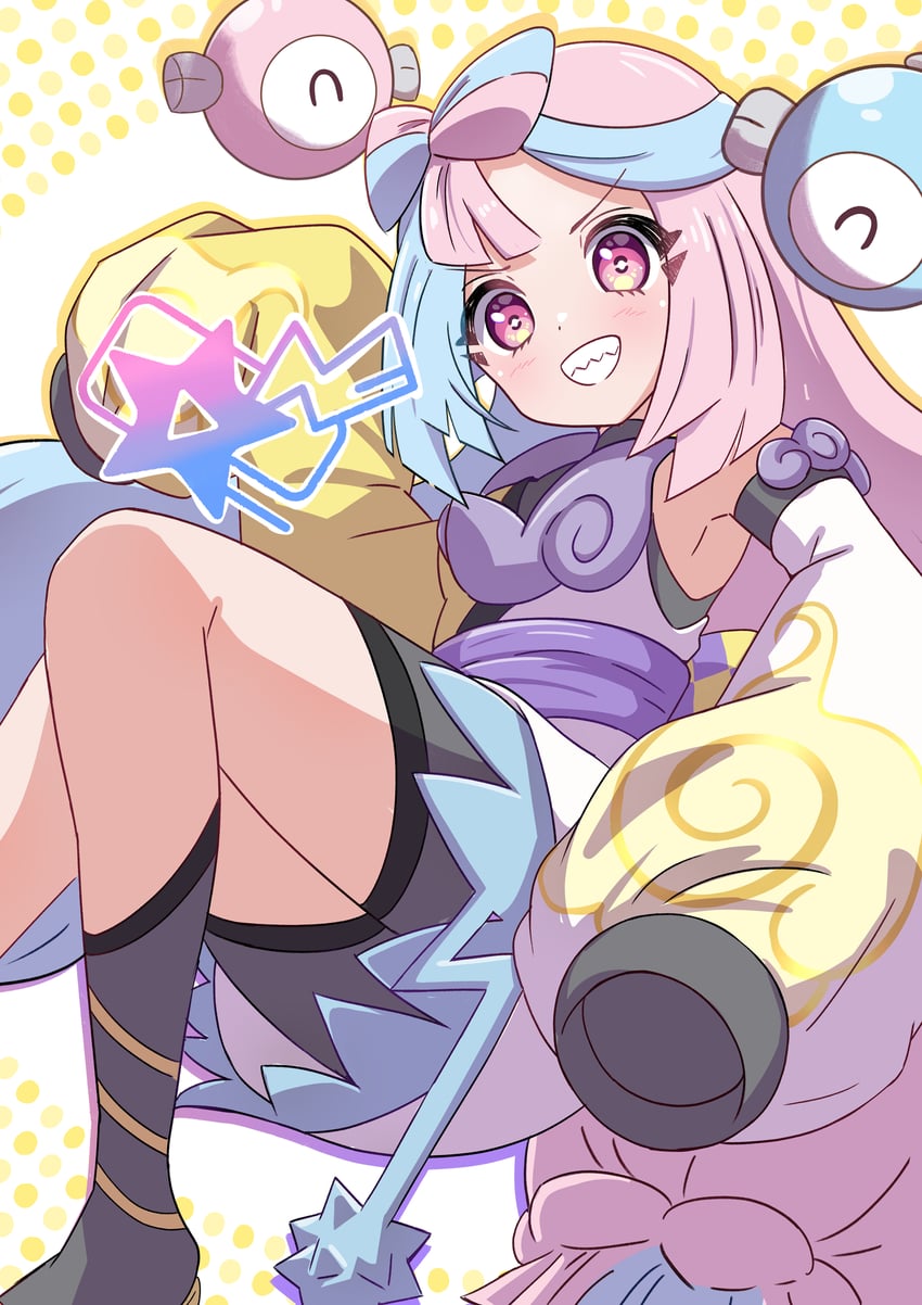 iono (pokemon and 1 more) drawn by rono_(lethys)