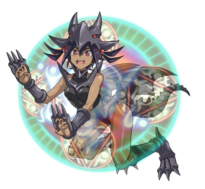red-eyes black dragon and spellbinding circle (yu-gi-oh! and 1 more) drawn by dgodnz