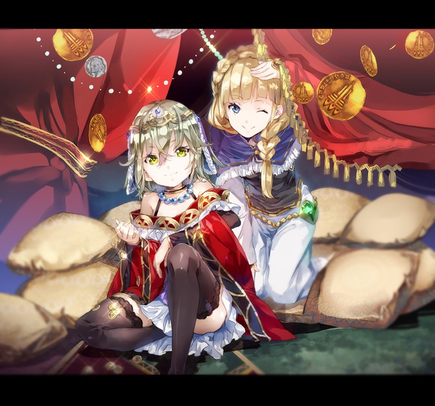 sonia sorbania and noel heinhmann (flame oukoku koubouki) drawn by yuugen