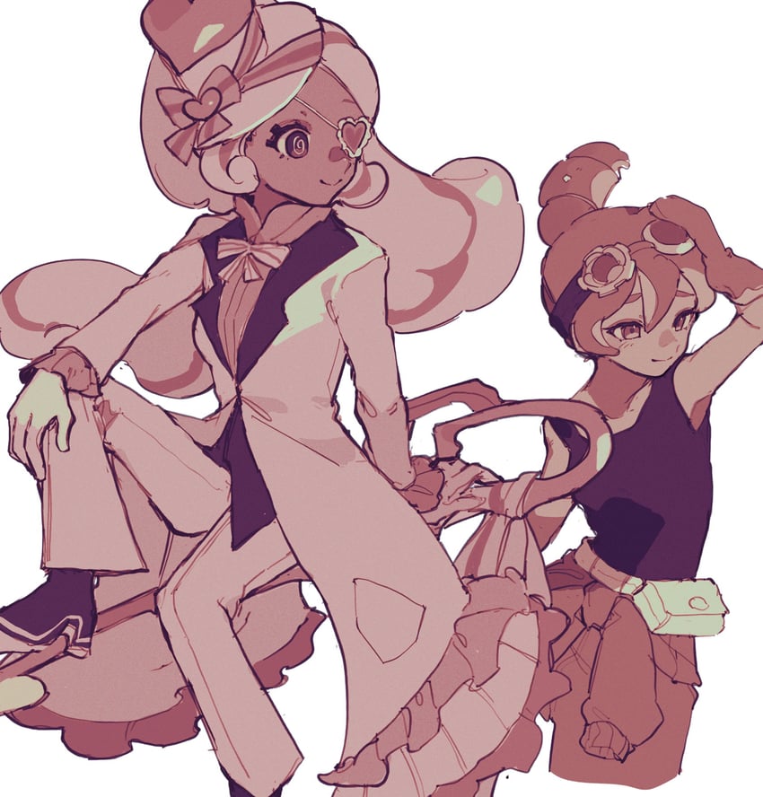 timekeeper cookie and croissant cookie (cookie run and 1 more) drawn by urolo