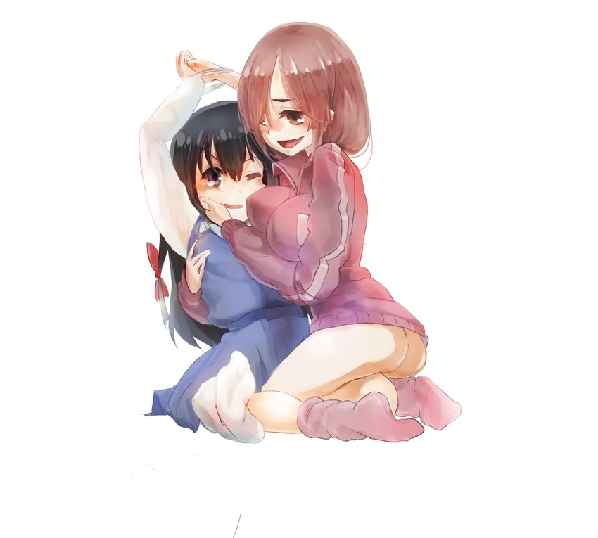 shirosaki hana and hoshino miyako (watashi ni tenshi ga maiorita!) drawn by krun
