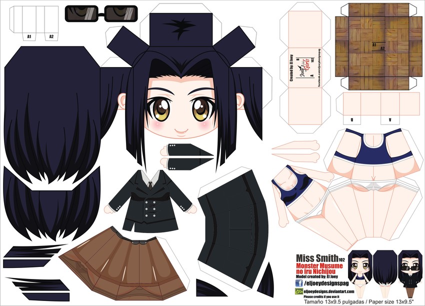ms. smith (monster musume no iru nichijou) drawn by el_joey