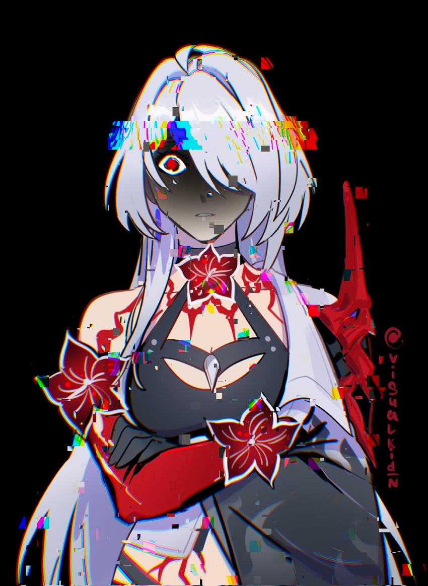 acheron (honkai and 1 more) drawn by visualkid_n