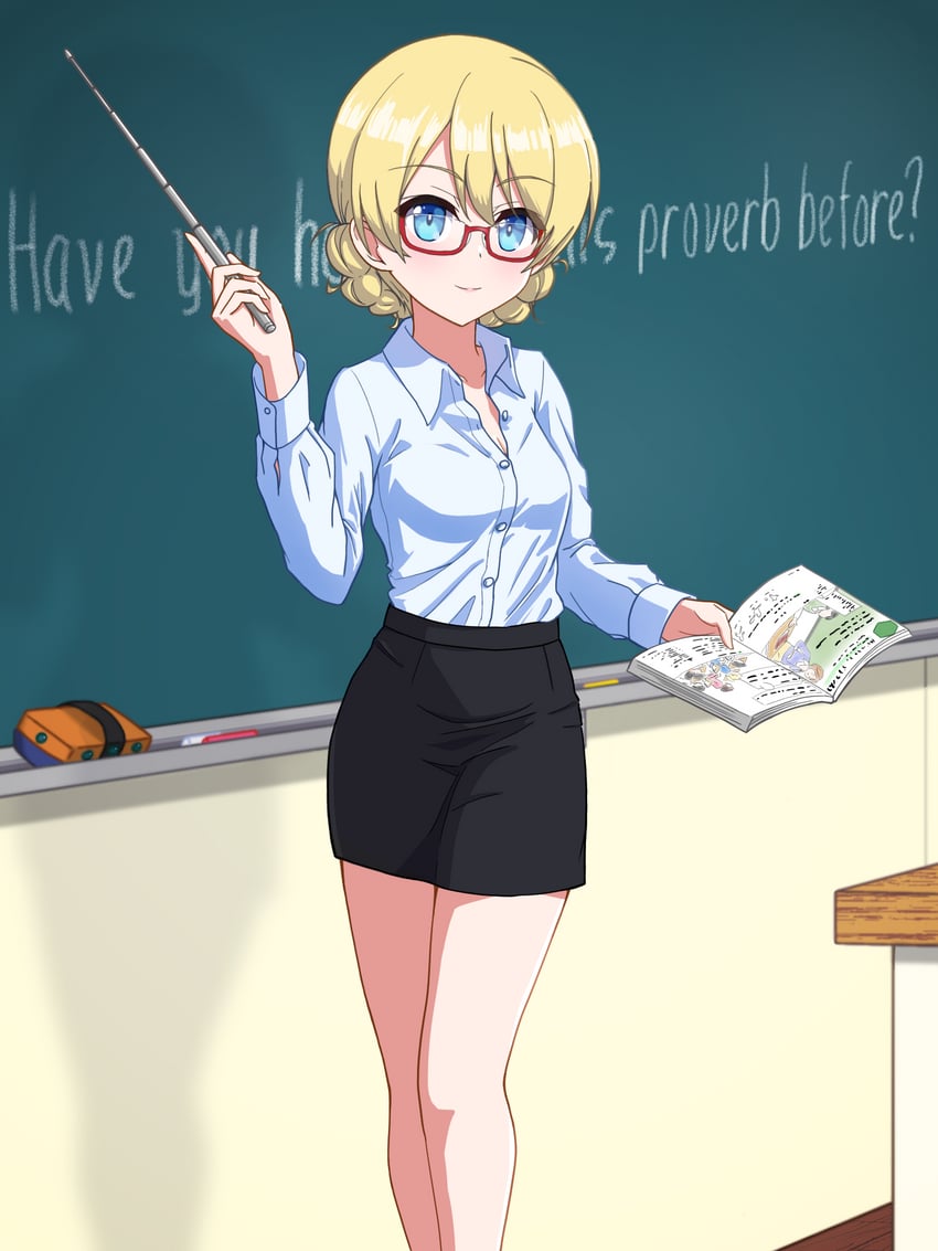darjeeling (girls und panzer and 1 more) drawn by hachiko_(kota091986)