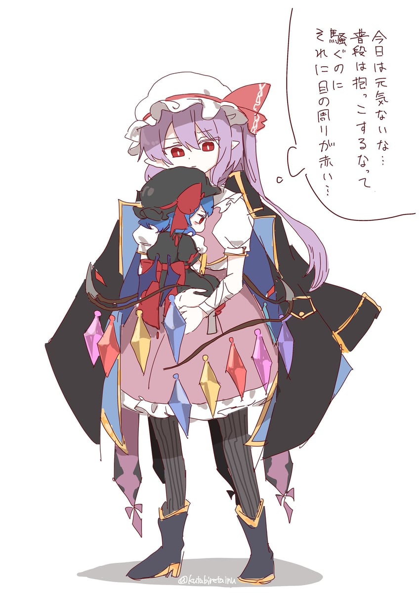 remilia scarlet and flandre scarlet (touhou and 1 more) drawn by kutabiretainu