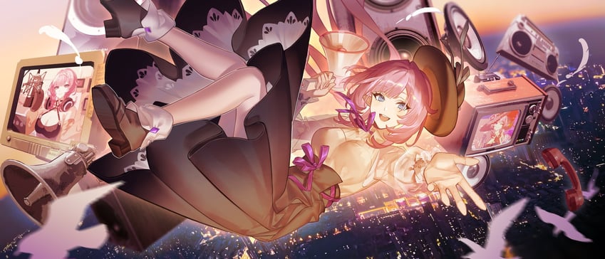 elysia (honkai and 1 more) drawn by sang_sha