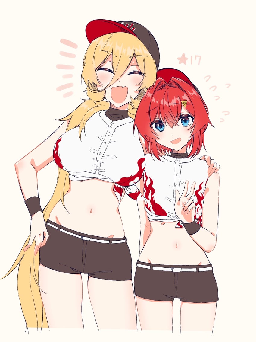 ange katrina and nui sociere (nijisanji) drawn by ayuko_ammobium