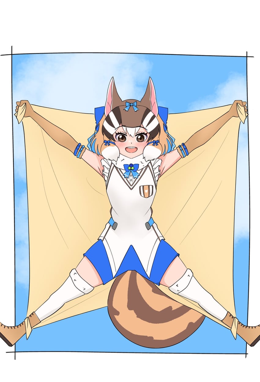 siberian chipmunk (kemono friends and 1 more) drawn by tengt_e