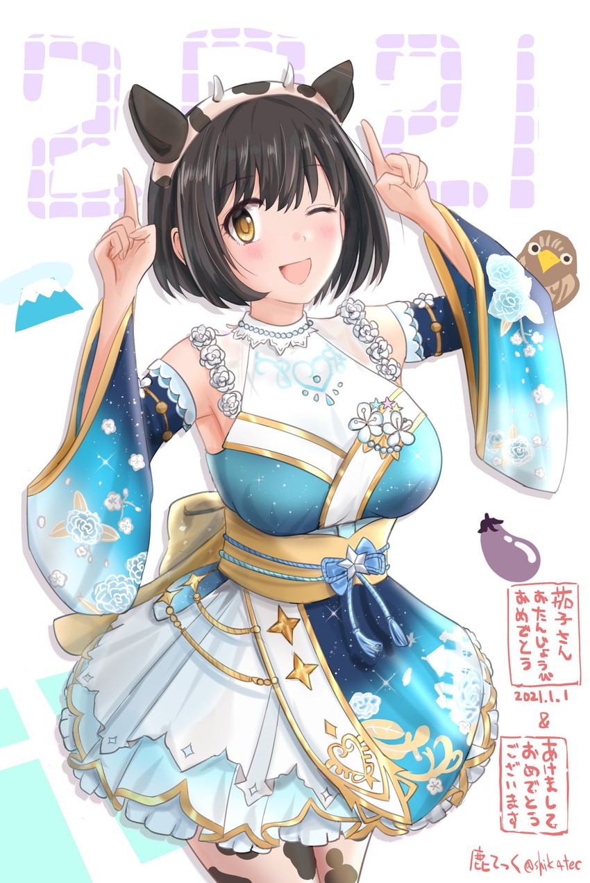 takafuji kako (idolmaster and 1 more) drawn by shikamax2