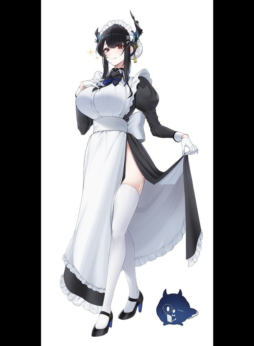 nerissa ravencroft and jailbird (hololive and 1 more) drawn by mintz912