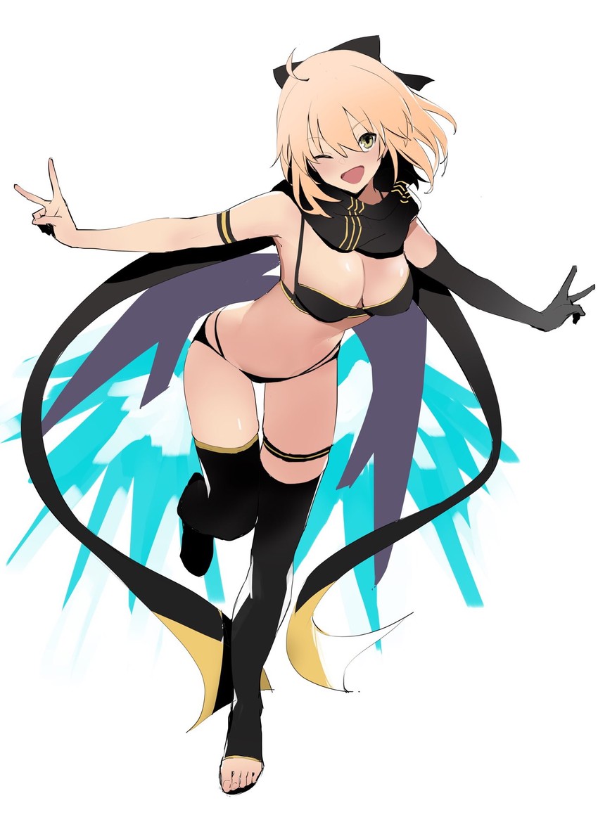 okita souji and okita j. souji (fate and 2 more) drawn by jikatarou