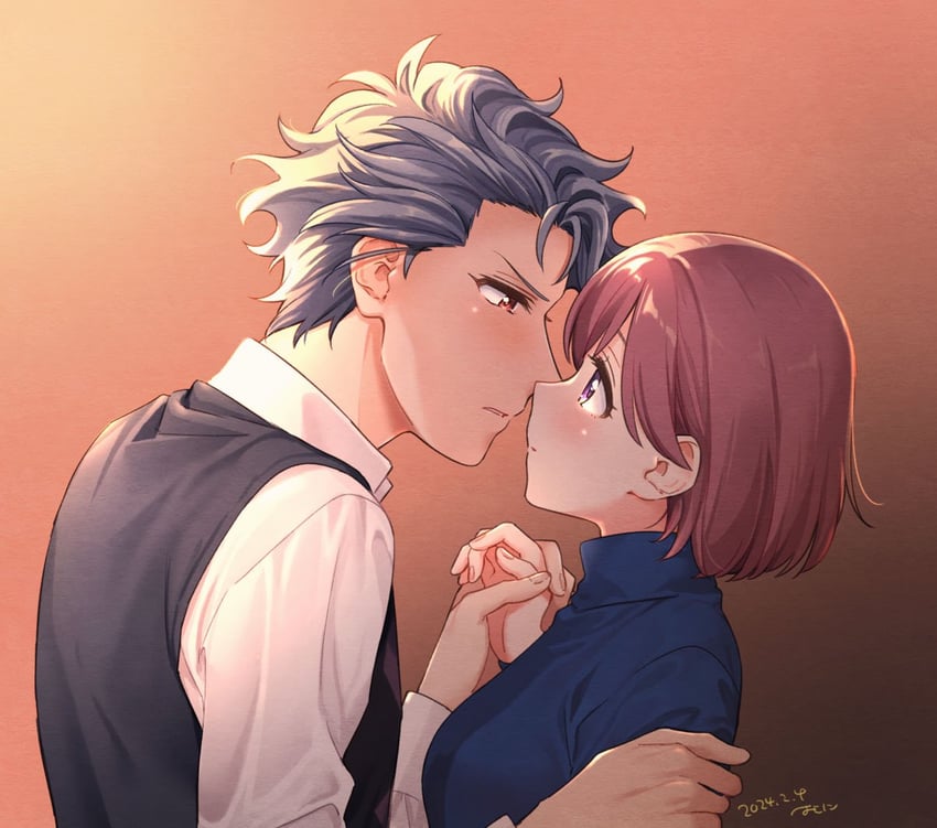 protagonist and shitara seiji (tokimeki memorial and 2 more) drawn by krudears