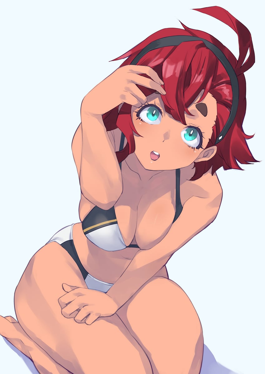 suletta mercury (gundam and 1 more) drawn by coveredcore