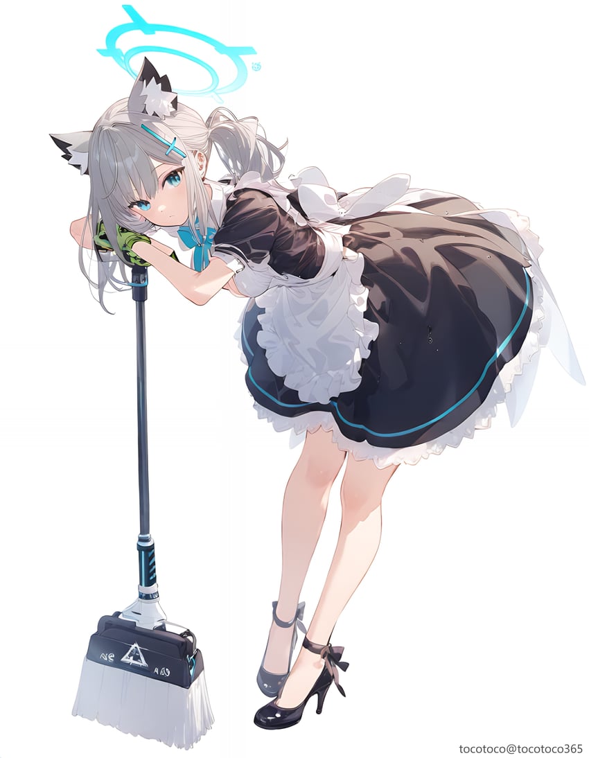 shiroko (blue archive) drawn by tocotoco365