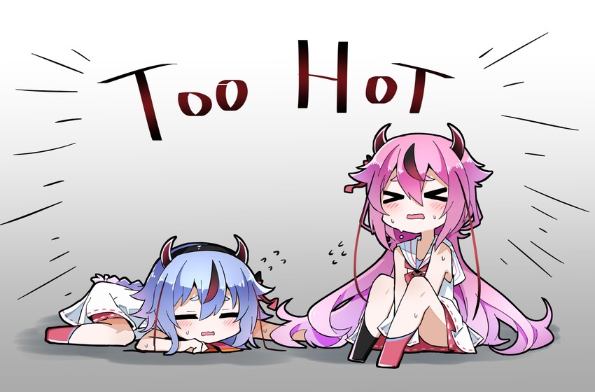 meika hime and meika mikoto (vocaloid and 1 more) drawn by shidoh279