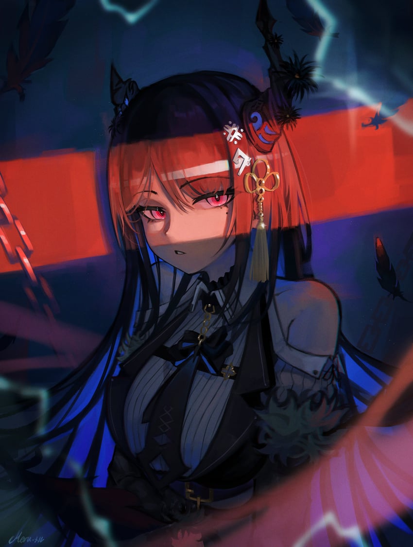 nerissa ravencroft (hololive and 1 more) drawn by m3ru