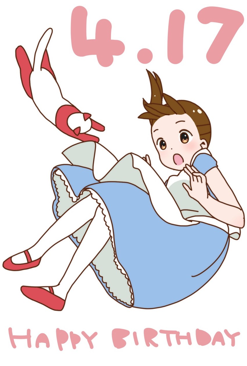 alice, akamatsu yui, and monokuro-taisa (alice's adventures in wonderland and 1 more) drawn by katsuwo_(cr66g)