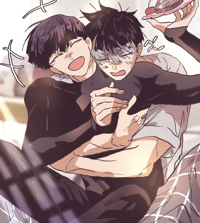 hoshina soshiro and narumi gen (kaijuu no. 8) drawn by mmmiaa